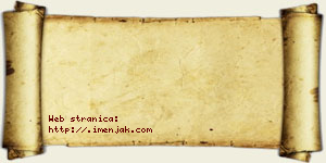 Kristina Džaković vizit kartica